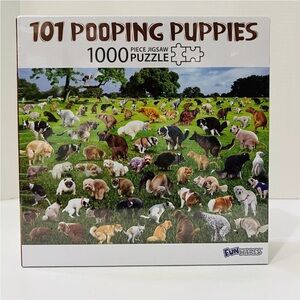 1000 Piece Puzzle 101 Pooping Puppies Dogs Pooping Puzzle new sealed